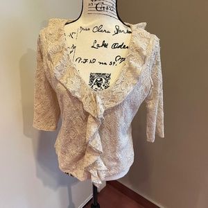 Vintage Jaipur lace blouse